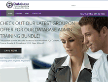 Tablet Screenshot of databasetrainingacademy.com